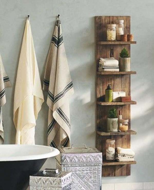 25+ Fantastic DIY Bathroom Pallet Projetcs