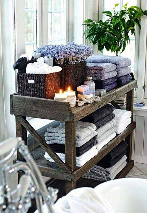 25+ Fantastic DIY Bathroom Pallet Projetcs