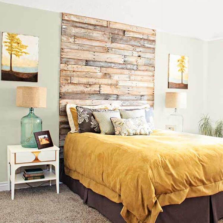 pallet headboard creative ideas 7