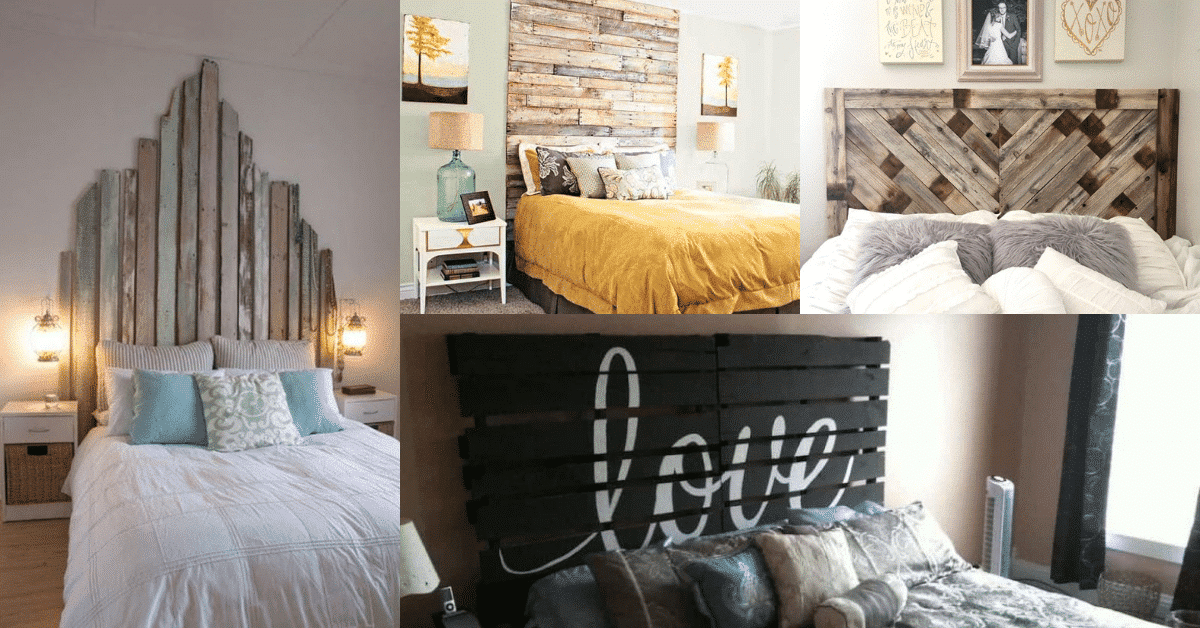 pallet headboard creative ideas