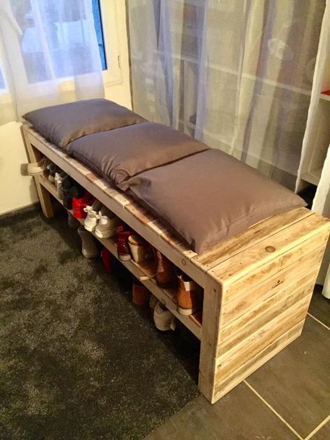 15+ Pallet shoe rack ideas