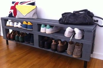 15+ Pallet shoe rack ideas