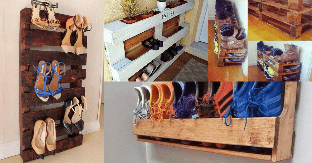 pallet shoe rack ideas