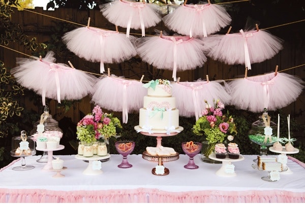 party decoration ideas with tulle 1
