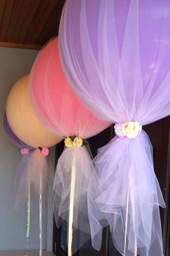 party decoration ideas with tulle 2