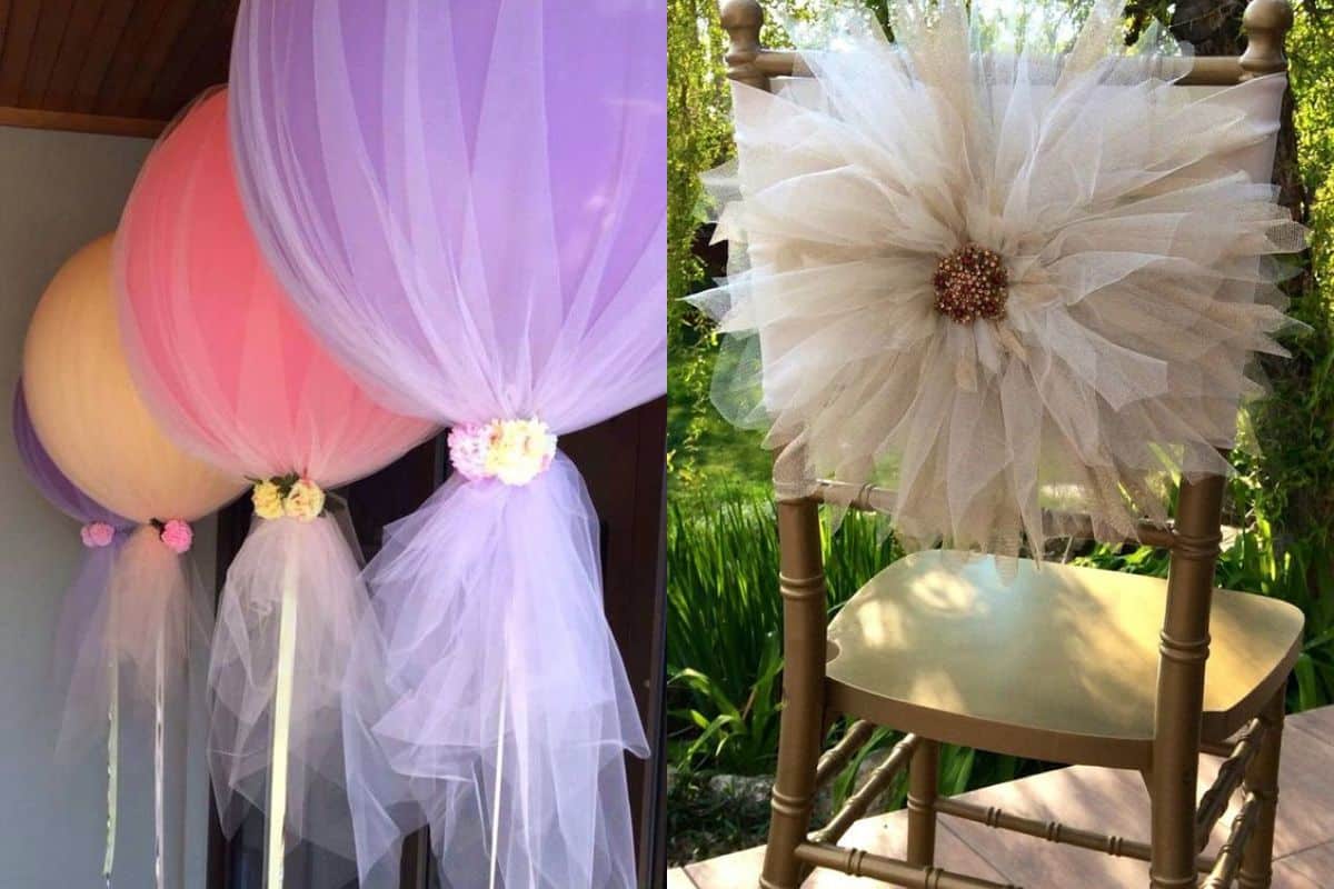 party decoration ideas with tulle 8
