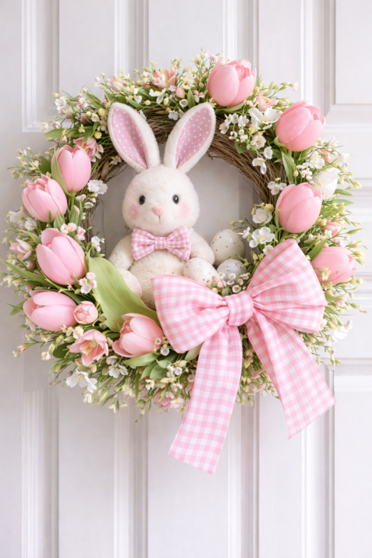 Crafting the Perfect Easter Wreath: Inspiring Ideas perfect easter wreath ideas 4