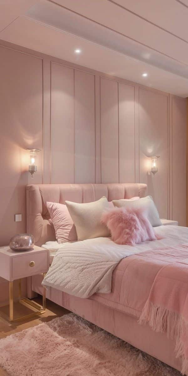 pink bedroom decor 3