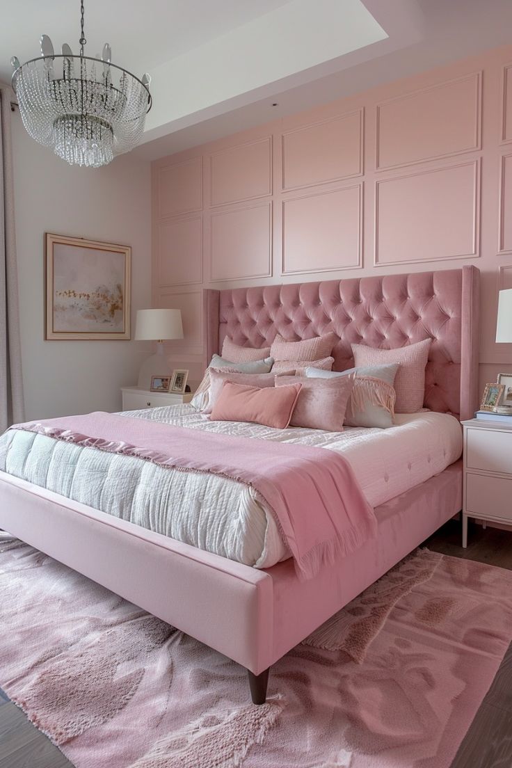 pink bedroom decor 4