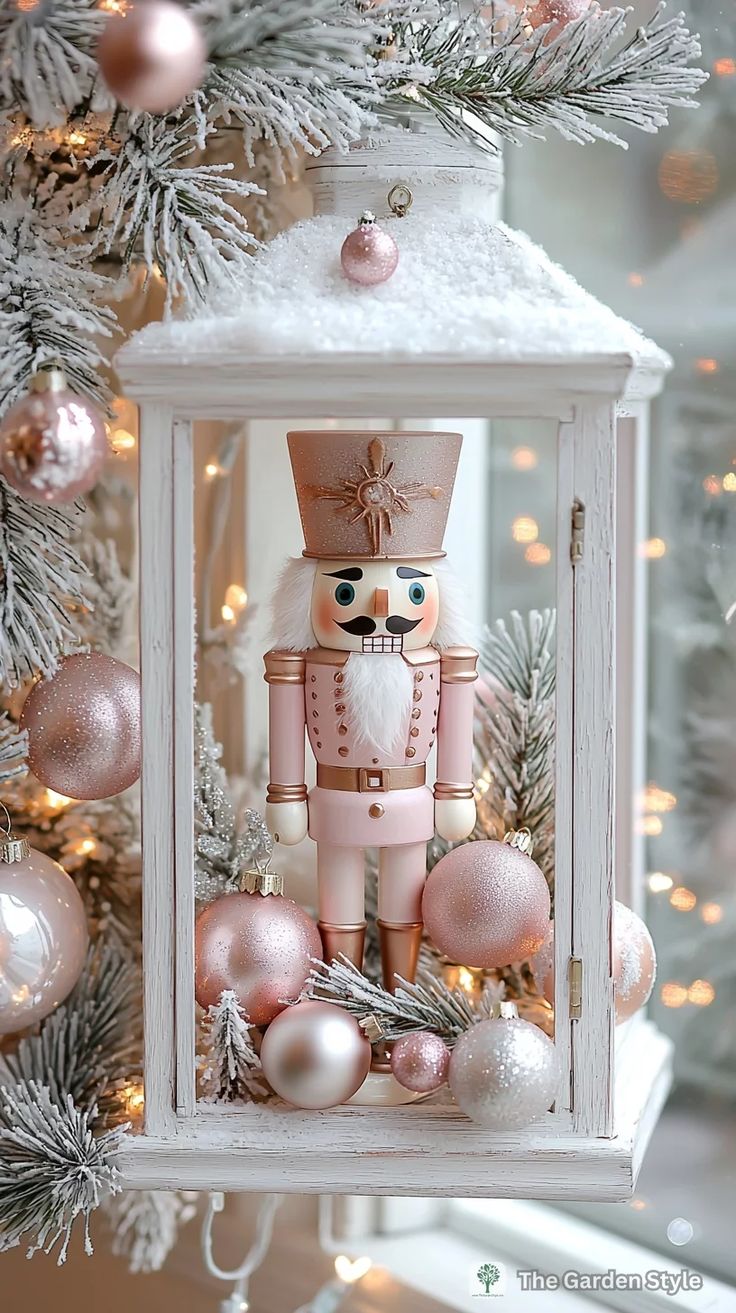 pink christmas ideas 1