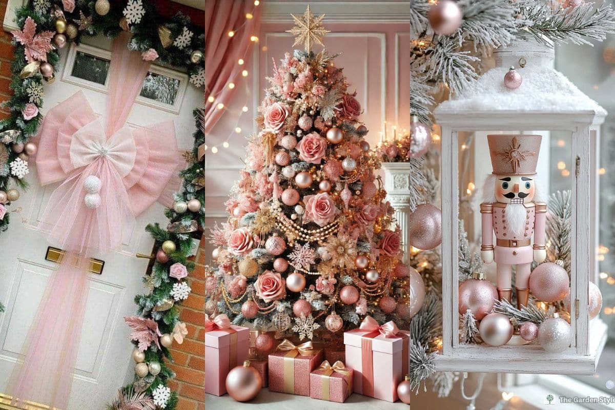 pink christmas ideas 11