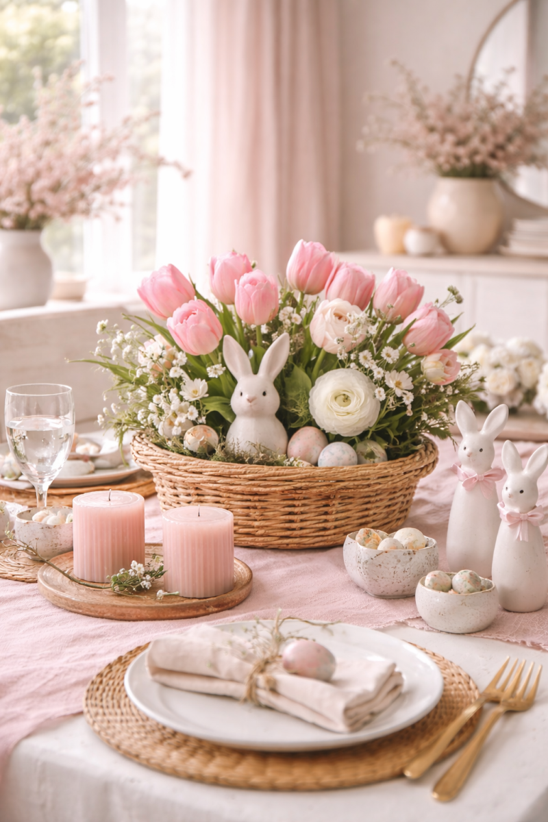 Refresh Your Home with Pink Spring Decorations pink spring decoration