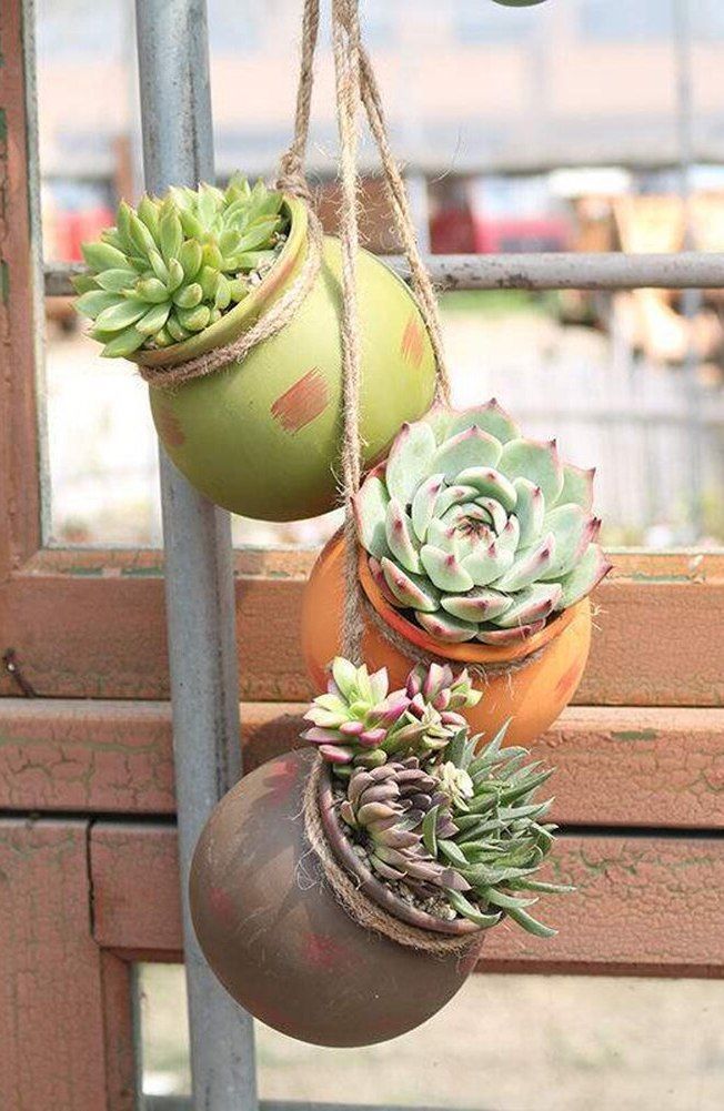 plant support ideas for hanging pots 2