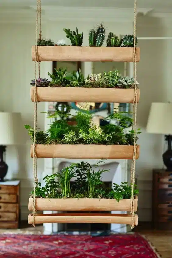 plant support ideas for hanging pots 8