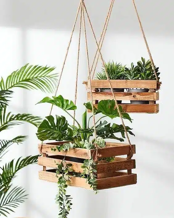 plant support ideas for hanging pots 9