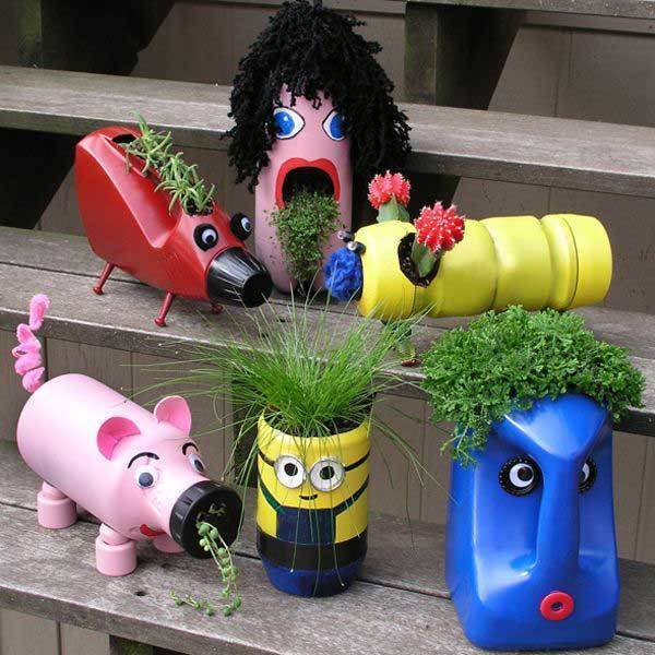 plastic bottle crafts 1