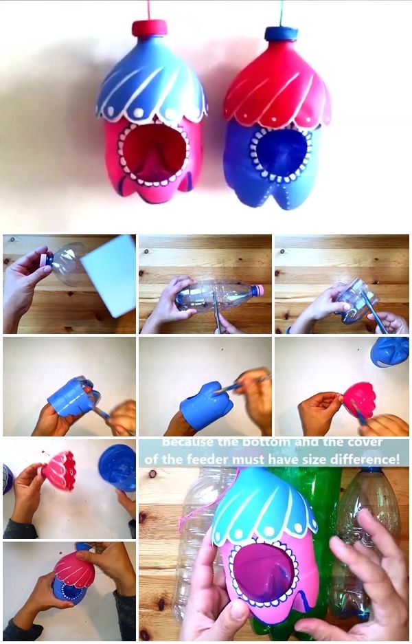 15+ Awesome DIY Plastic Bottles Crafts