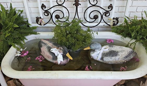 ponds made from old bathtubs 14