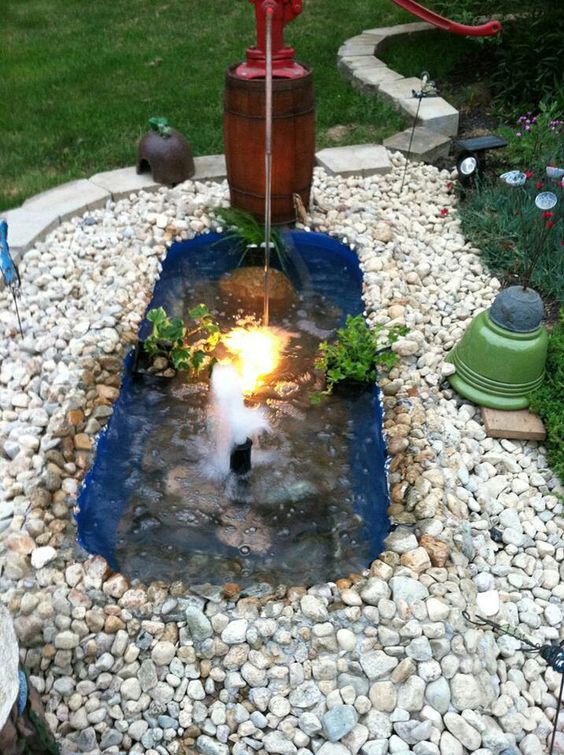 Bathtubs turned into beautiful ponds for your garden