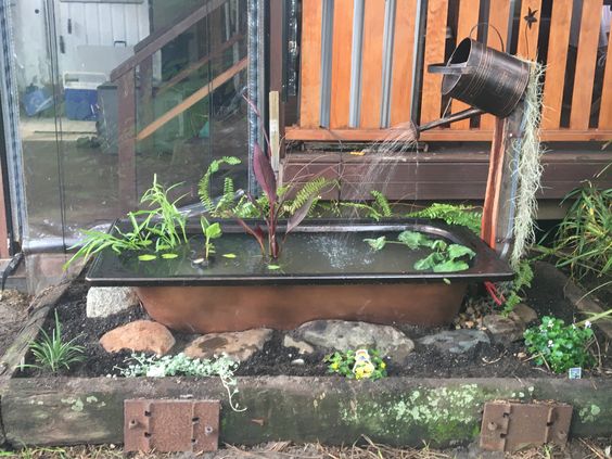 ponds made from old bathtubs 5