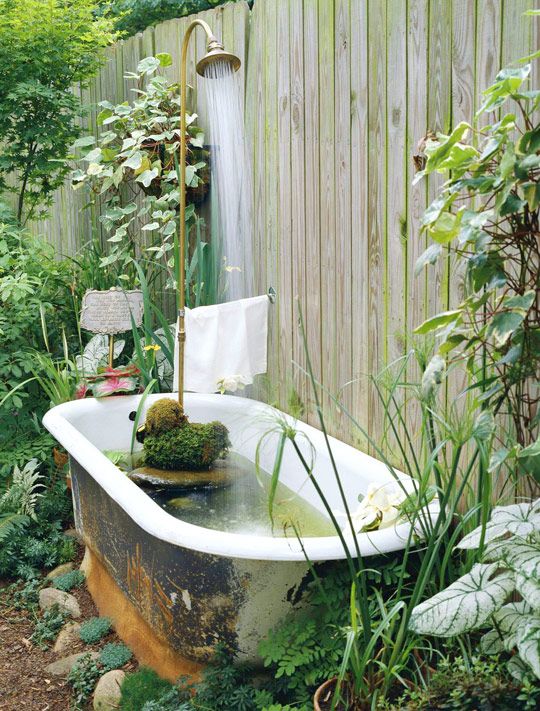 ponds made from old bathtubs 6