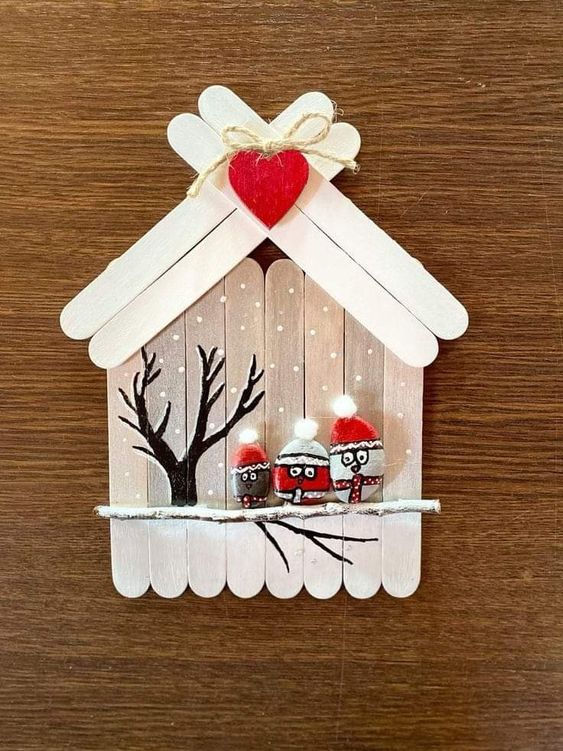 popsicle stick christmas crafts ideas 9