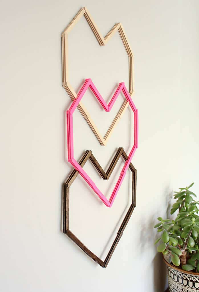 13+ DIY Popsicle Sticks Home Decor Ideas