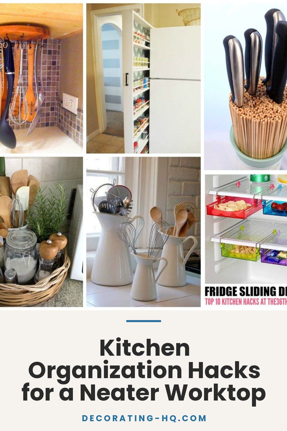 Kitchen Organization Hacks for a Neater Worktop