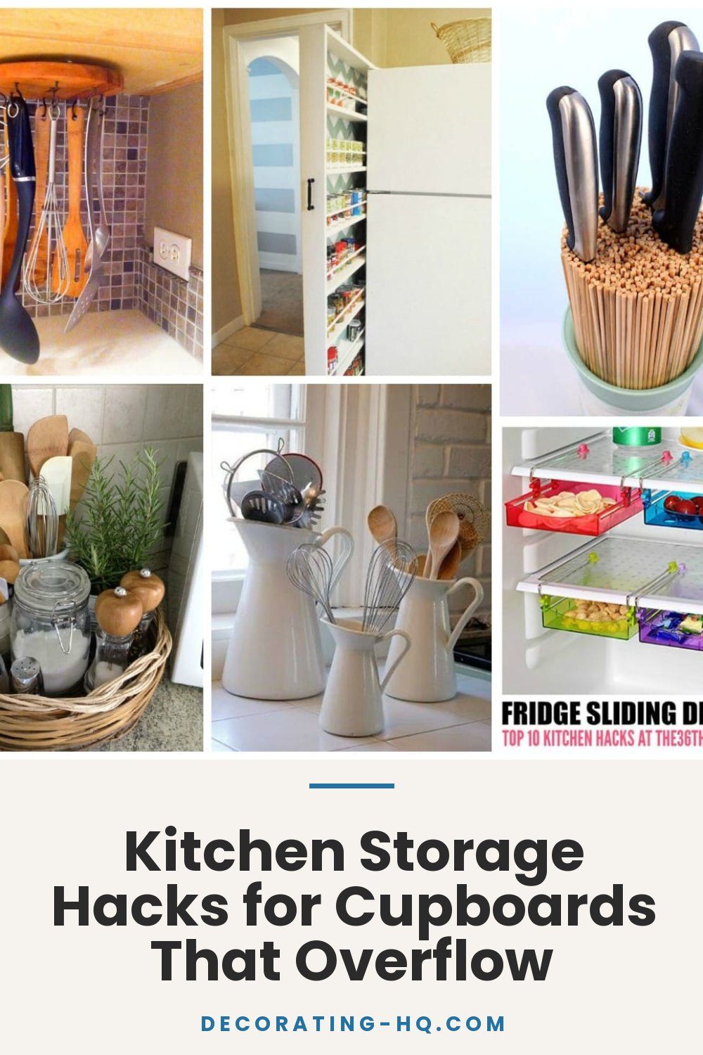 Kitchen Storage Hacks for Cupboards That Overflow