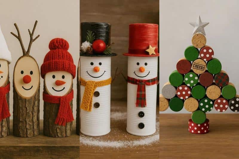 recycled christmas crafts