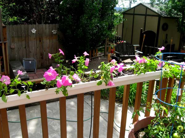 repurpose rain gutters 5