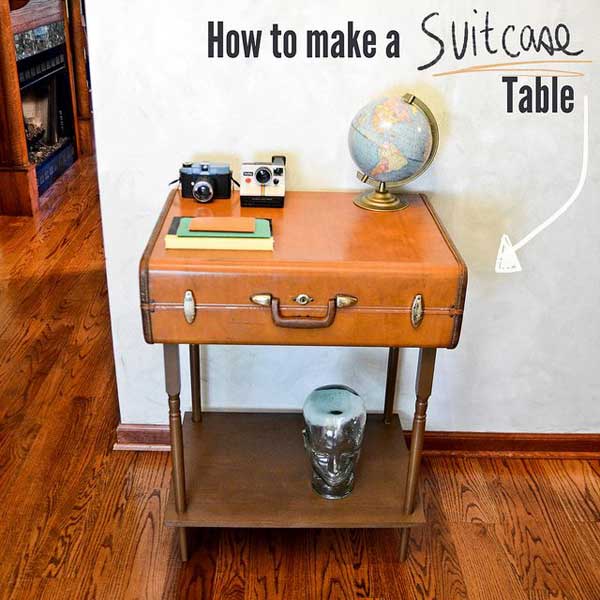 15+ Decorating Ideas With Repurposed Old Suitcases