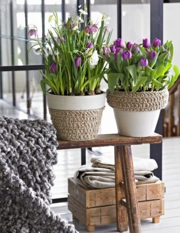 Awesome DIY Rope Planters