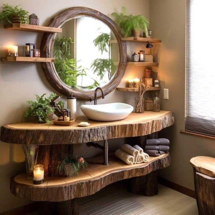 rustic bathroom 1 1