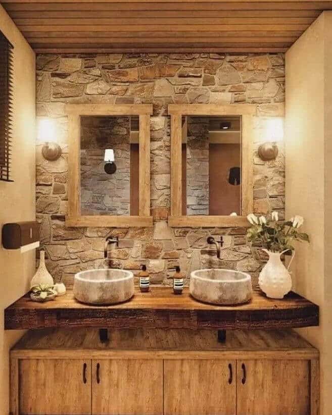 rustic bathroom 2