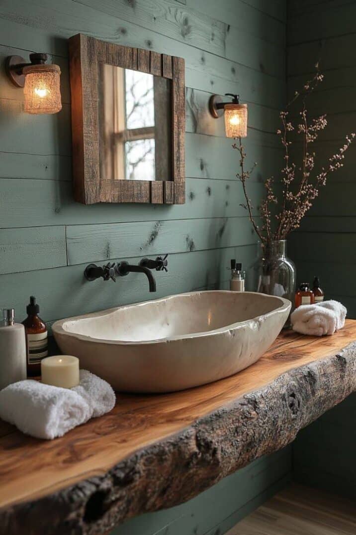 rustic bathroom 7