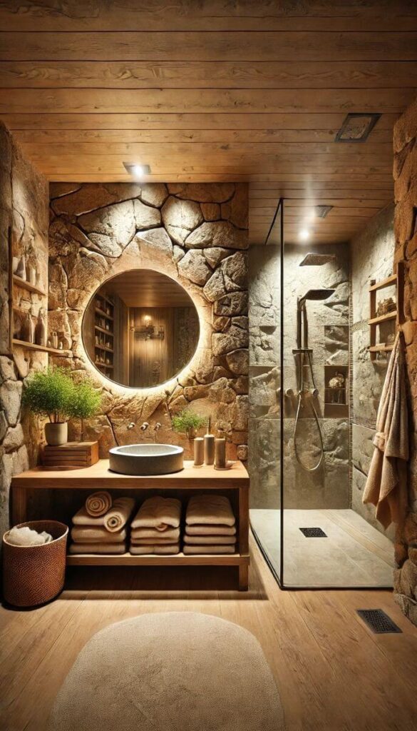 rustic bathroom 8