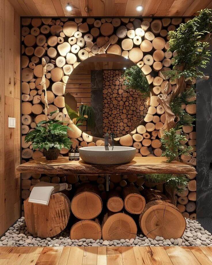 rustic bathroom 9