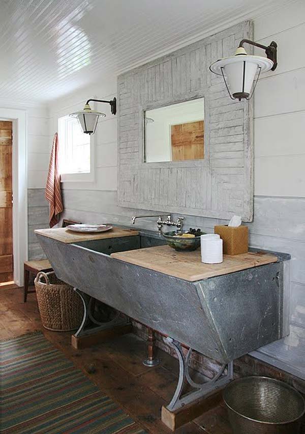 rustic bathroom decor 10