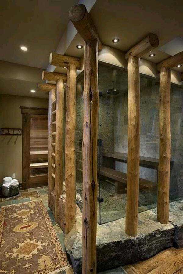 rustic bathroom decor 13