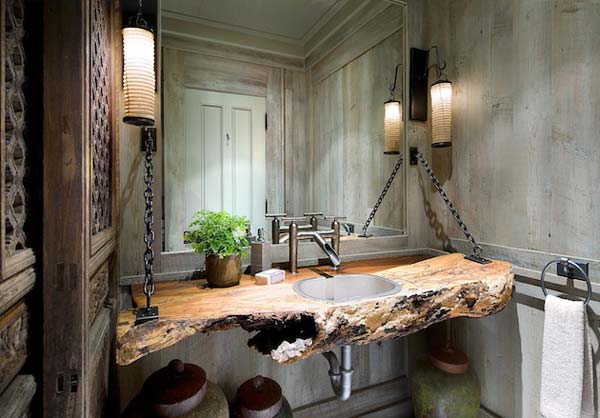 rustic bathroom decor 9