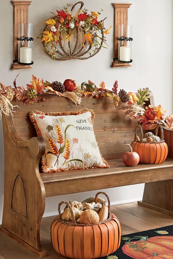 rustic fall decor ideas 3