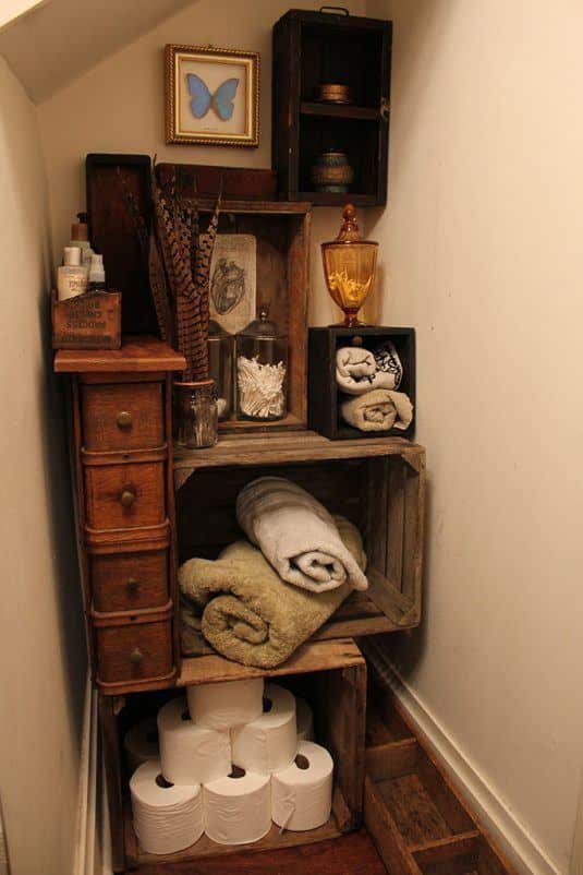 rustic storage ideas 1