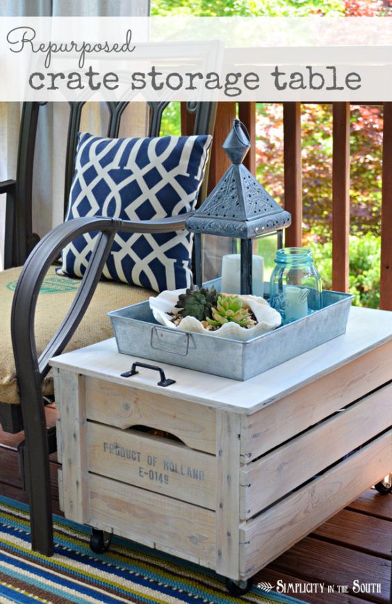 20+ DIY Awesome Rustic Wooden Crates Projects