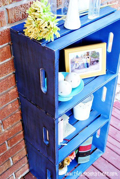 20+ DIY Awesome Rustic Wooden Crates Projects