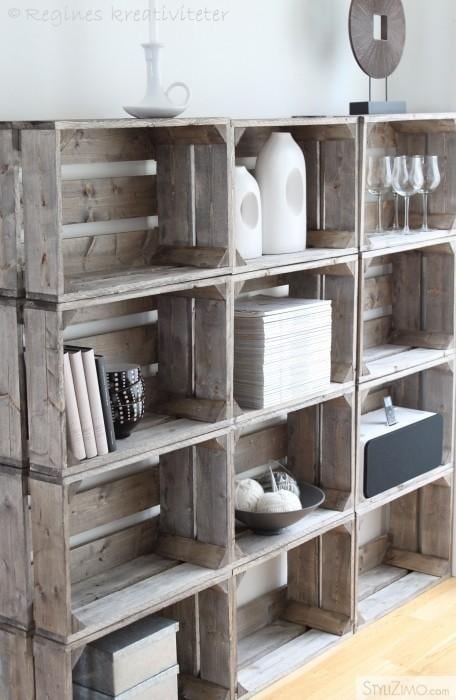 20+ DIY Awesome Rustic Wooden Crates Projects