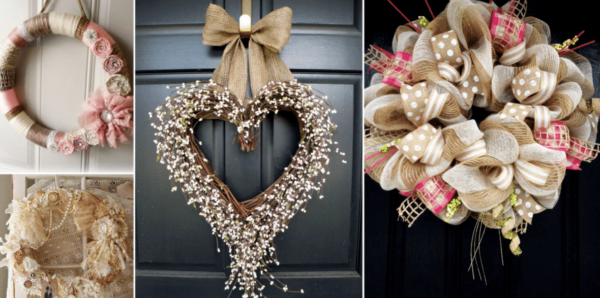 shabby chic wreath