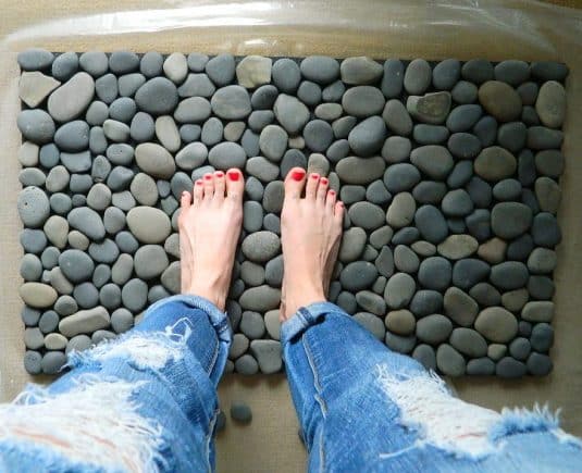 Creative DIY Shower Mats