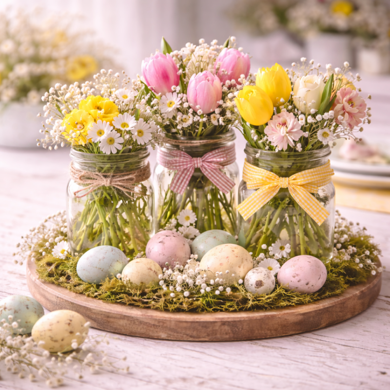 Simple and Creative Ideas for Decorating the Table at Easter simple and creative ideas for decorating the table at easter 8