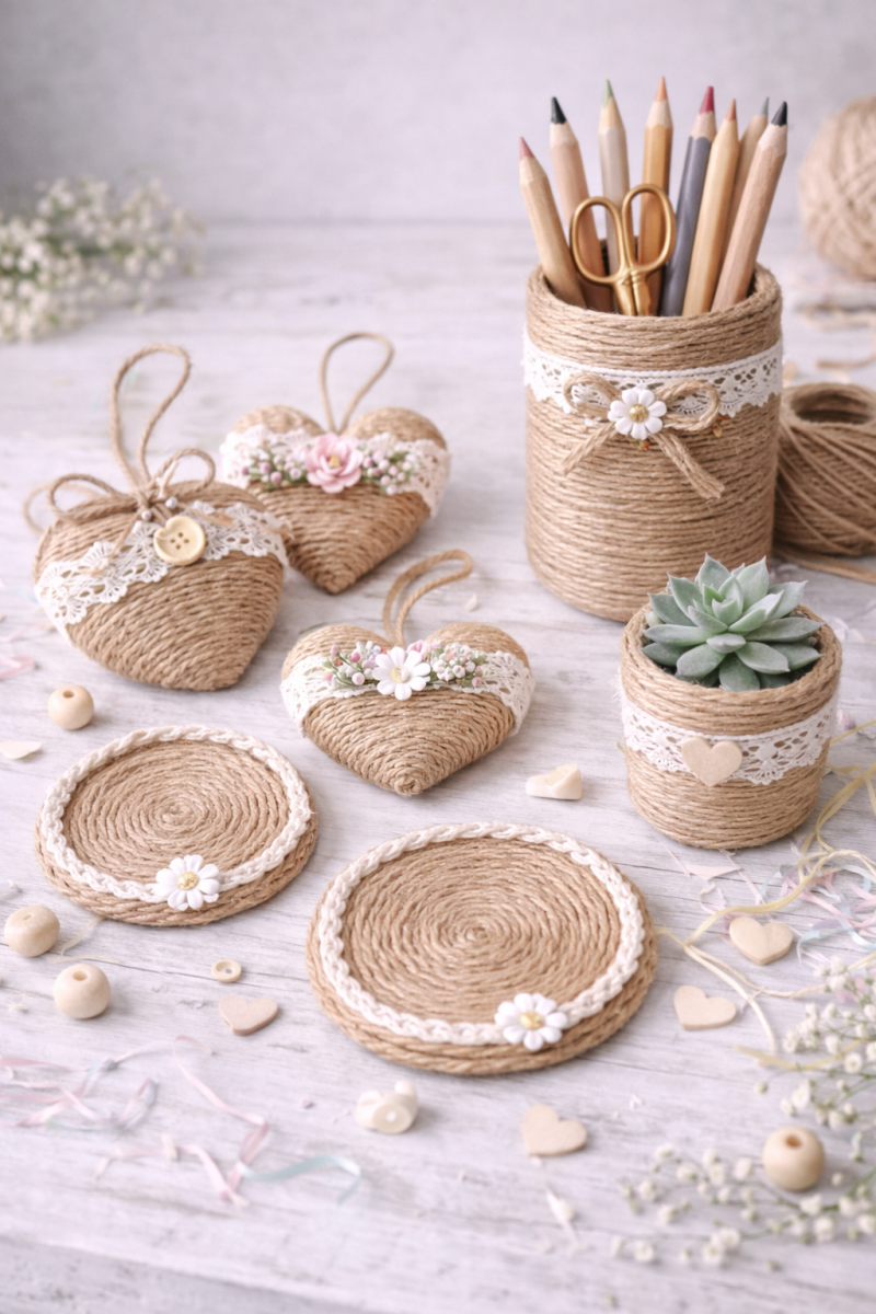 Simple Craft Ideas with String: DIY Projects simple craft ideas with string 3